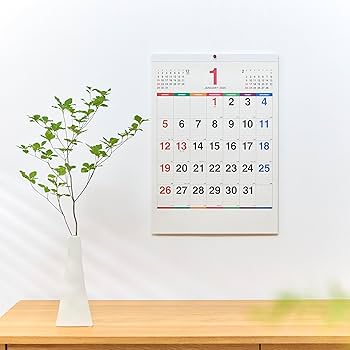 Amazon | 新日本カレンダー 2025年 カレンダー 壁掛け カラー